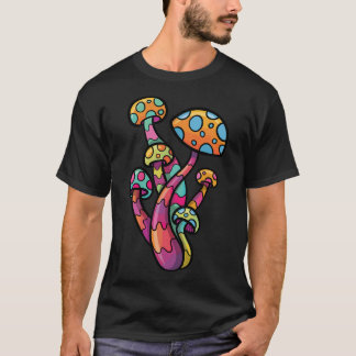 Camiseta Psicodelia Mushroom Lover Gift Trance House Rave