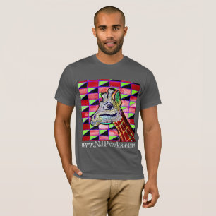 Camiseta psicodélica de la jirafa por NJPunks