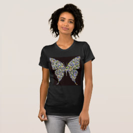 Camiseta psicodélica de la mariposa