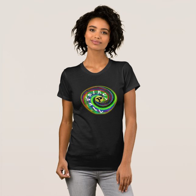 Camiseta psicodélica de Pickleball (Anverso completo)