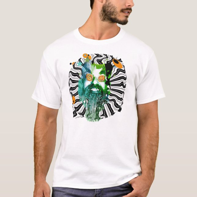 camiseta psicodélica del lavado de cerebro (Anverso)