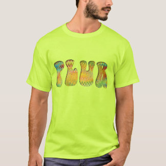 Camiseta Psicodélico colorido Yellow Puffy PLUR