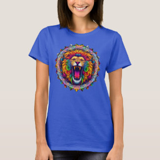 Camiseta Psicodélico de león