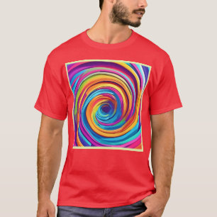 Camiseta Psicodélico giro de los cascos arcoiris