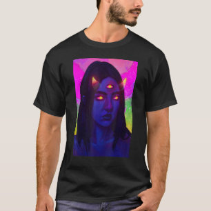 Camiseta Psicodélico Psytrance Hongo Viaje de Ácido Surreal