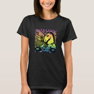 Camiseta Psicólico Unicorn Goa Om Psy Trance Darkpsy Rave