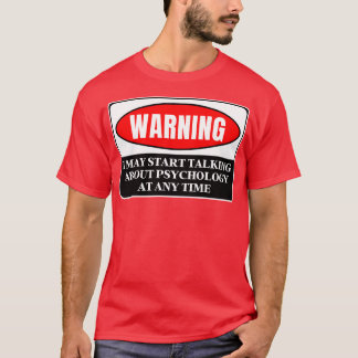 Camiseta Psicología de advertencia 2