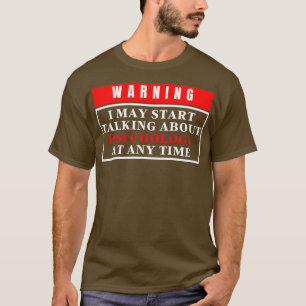 Camiseta Psicología de advertencia 5