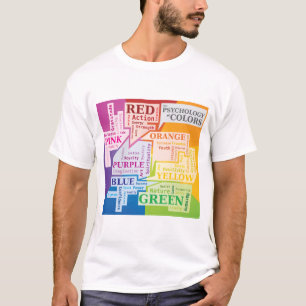 Camiseta Psicología de colores Cajas de Ilustracion en la n