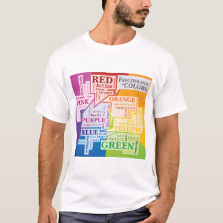 Camiseta Psicología de colores Cajas de Ilustracion en la n