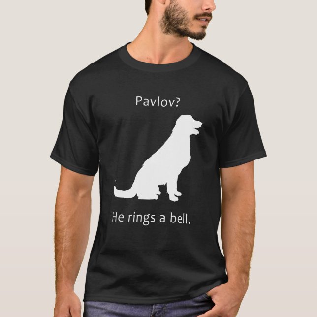 Camiseta Psicología De Gatos Pavlov Perro Gato Que Anda A (Anverso)