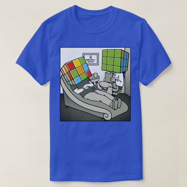 Camiseta Psicología de la Terapia Kubrick por Tobe Fonseca (Diseño del anverso)