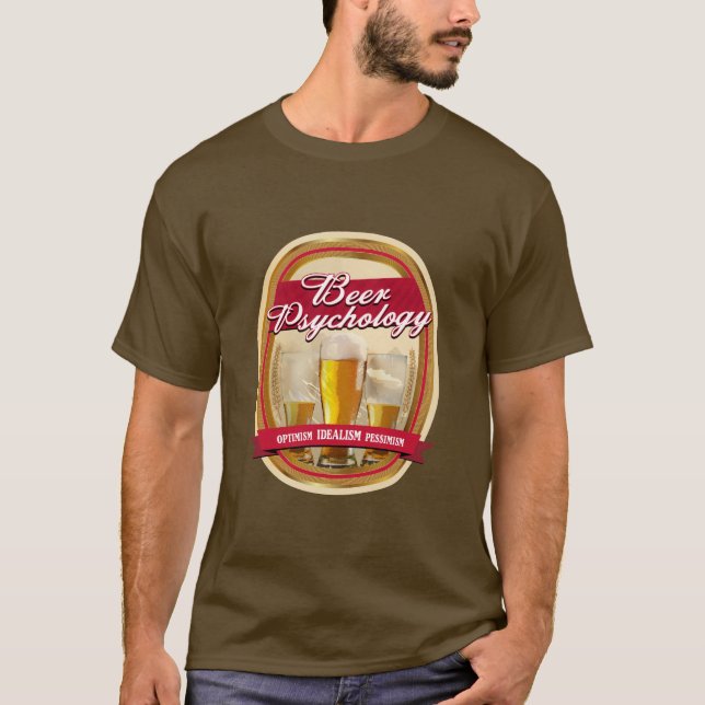 Camiseta Psicología de las Cervezas (Anverso)