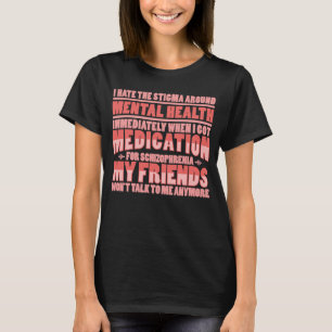 Camiseta Psicología Medicación Psicóloga Salud Mental
