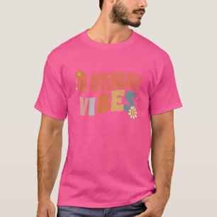 Camiseta Psicología Retro Ap Vibes Profesoras Mujeres Niños