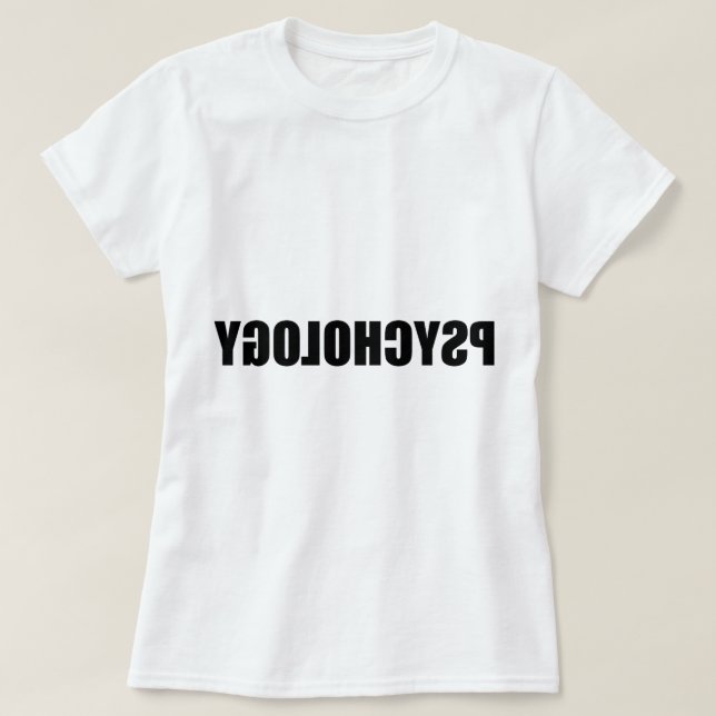 Camiseta Psicología reversa (Diseño del anverso)