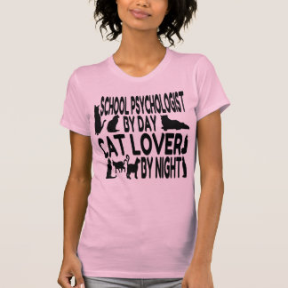 Camiseta Psicólogo de la escuela Cat Lover