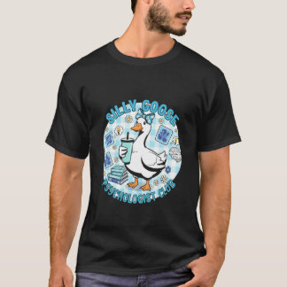 Camiseta Psicólogo Divertido Ganso Tonto Terapia De Salud M