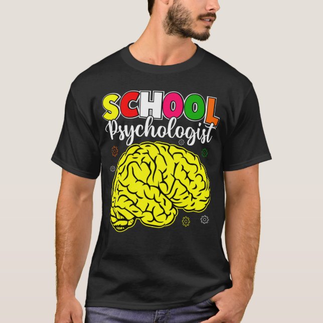 Camiseta Psicólogo Escolar Profesor de Psicología Estudiant (Anverso)