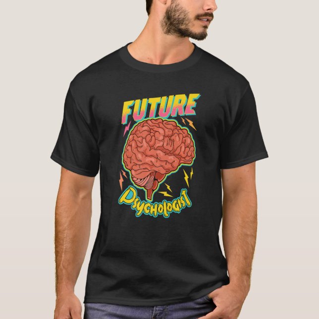 Camiseta Psicólogo Futuro Psicoterapia Cognitiva Mente B (Anverso)