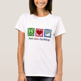Camiseta Psicólogo lindo de la psicología del amor de la