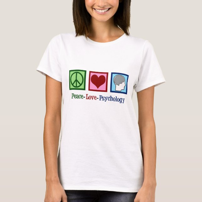 Camiseta Psicólogo lindo de la psicología del amor de la (Anverso)