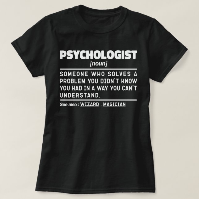 Camiseta Psicólogo Nuevo profesional en salud mental (Diseño del anverso)
