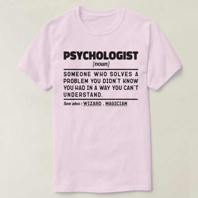 Camiseta Psicólogo Nuevo profesional en salud mental (Diseño del anverso)