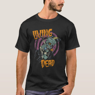 Camiseta Psicoobilly Horror Punk Rock T Shirt HR Living Dea