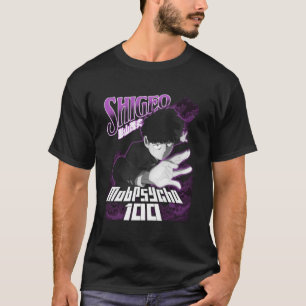 Camiseta Psicópica de masas 100 Shigeo púrpura