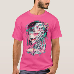 Camiseta Psicopsique del Cyberpunk Trippy del Ciberarco Iri