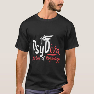 Camiseta Psidiva Médica De Psicología Psicóloga