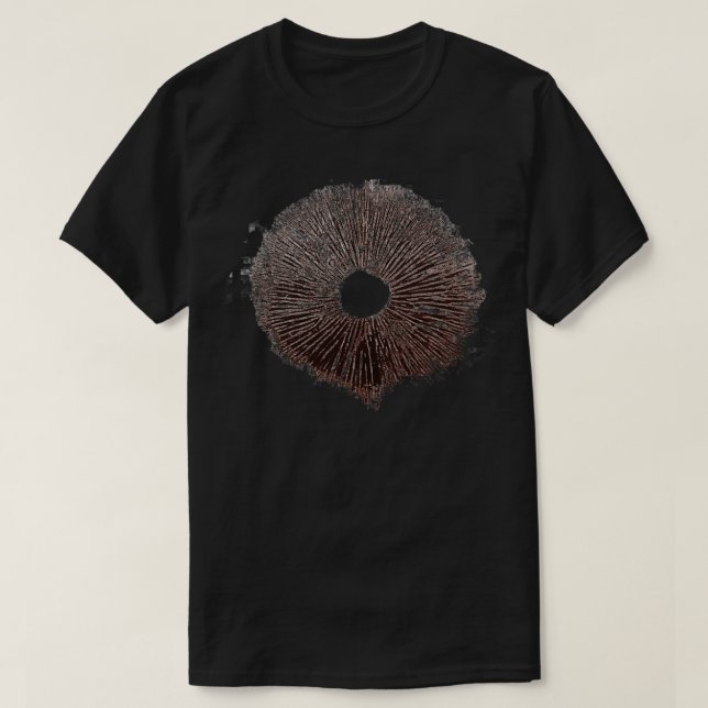 Camiseta Psilocybe Cubensis colombiana Esporas de hongos (Diseño del anverso)