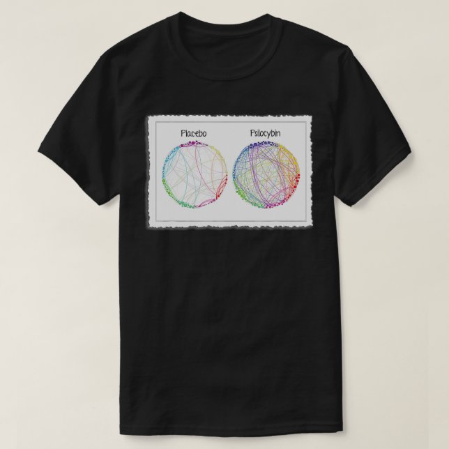 Camiseta Psilocybin Brain Scan Image Psychedelic Science (Diseño del anverso)