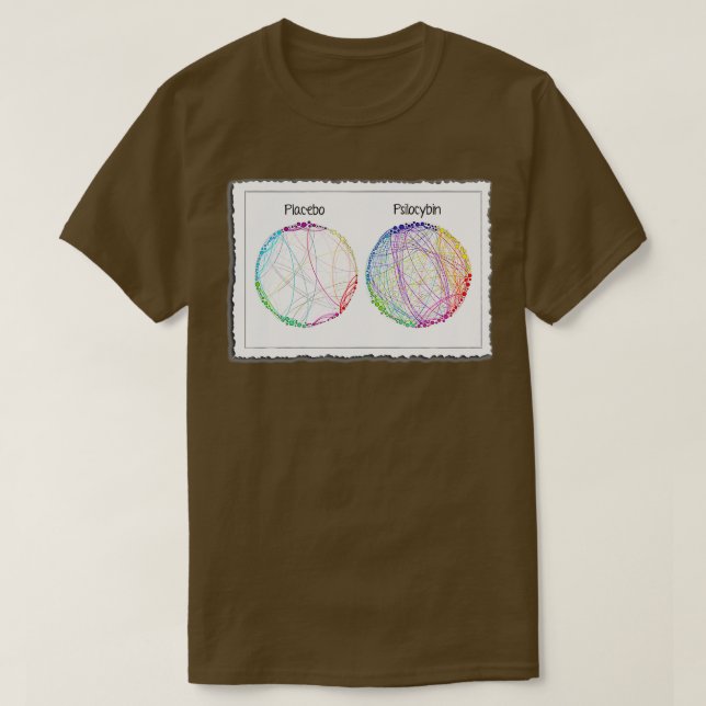 Camiseta Psilocybin Brain Scan Image Psychedelic Science (Diseño del anverso)