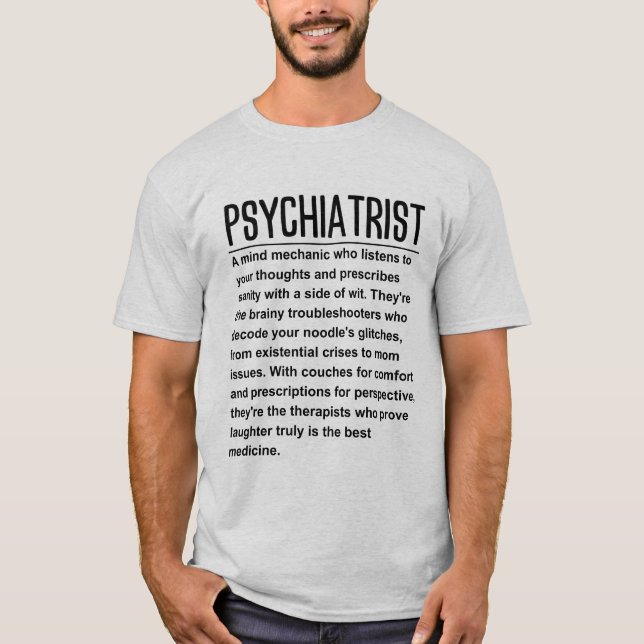 Camiseta Psiquiatra (Anverso)