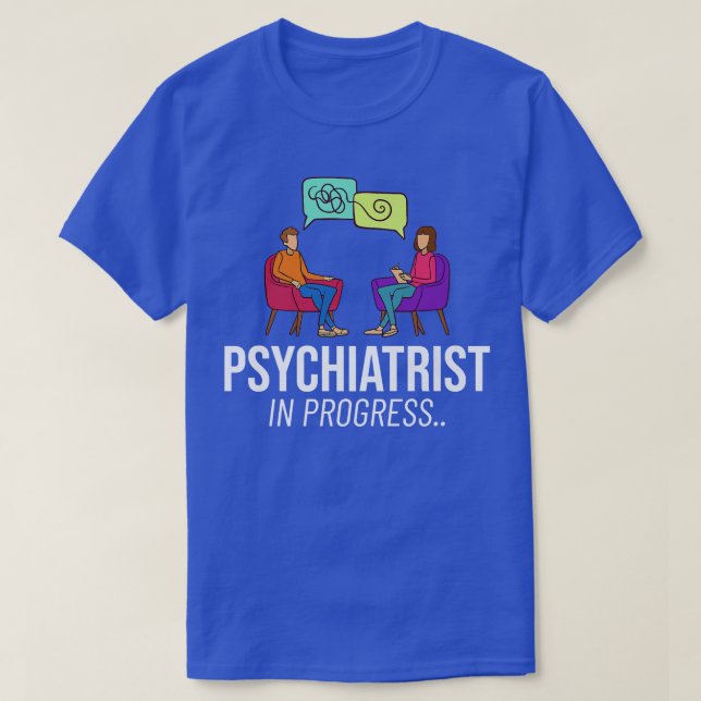 Camiseta Psiquiatra Doctor Psiquiatría Enfermera de Salud M (Diseño del anverso)