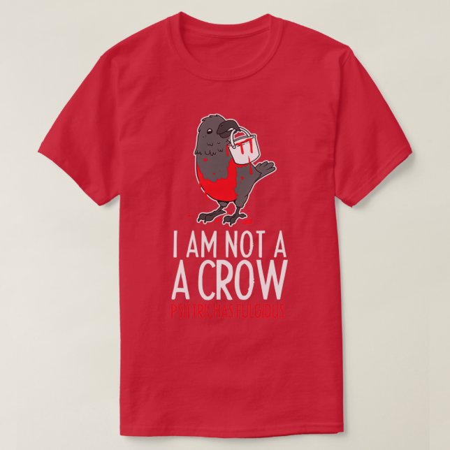 Camiseta Psittrichas Fulgidus No Crow Pesquets Parrot Bird (Diseño del anverso)