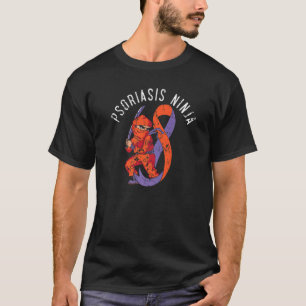 Camiseta Psoriasis Ninja Enfermedad Cutánea Shinobi Psorias