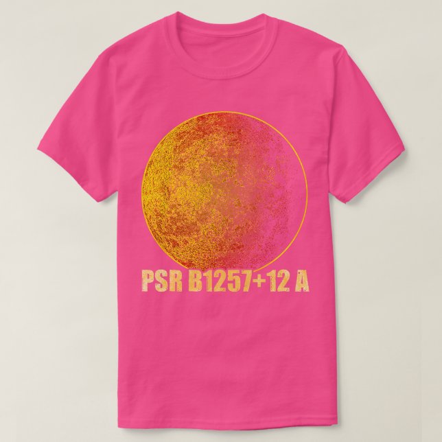 Camiseta PSR B125712 A Exoplanet (Diseño del anverso)