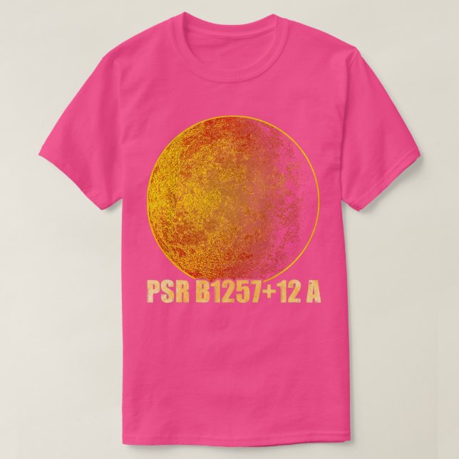 Camiseta PSR B125712 A Exoplanet (Diseño del anverso)