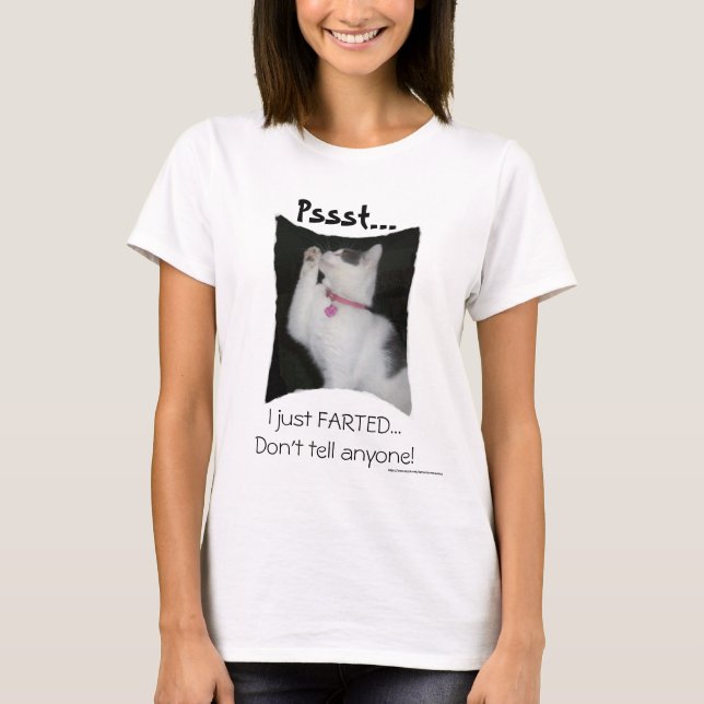 Camiseta Pssst… acabo de Farted (Anverso)