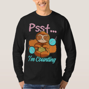 Camiseta Psst I M Contando El Tejido De Llave