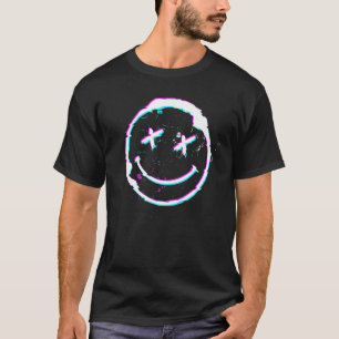 Camiseta Psy Goa Trance Acid Smile Techno Music Face