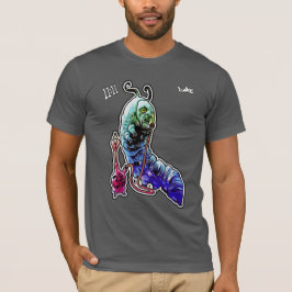 Camiseta psycadelic de Caterpillar que fuma -