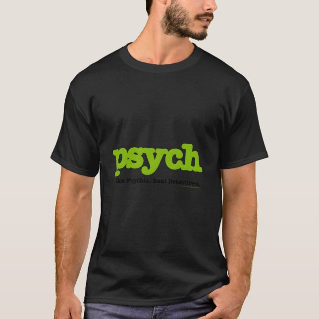 Camiseta Psych Fake Psychic Real Detectives (Anverso)