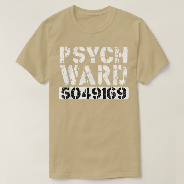 Camiseta Psych Ward: Prisión De Prisionero De Síndrome Pint (Diseño del anverso)