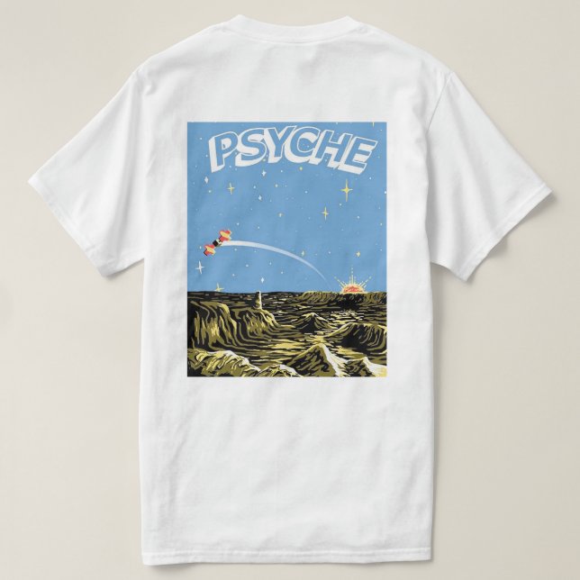 Camiseta Psyche Sunrise (Reverso del diseño)