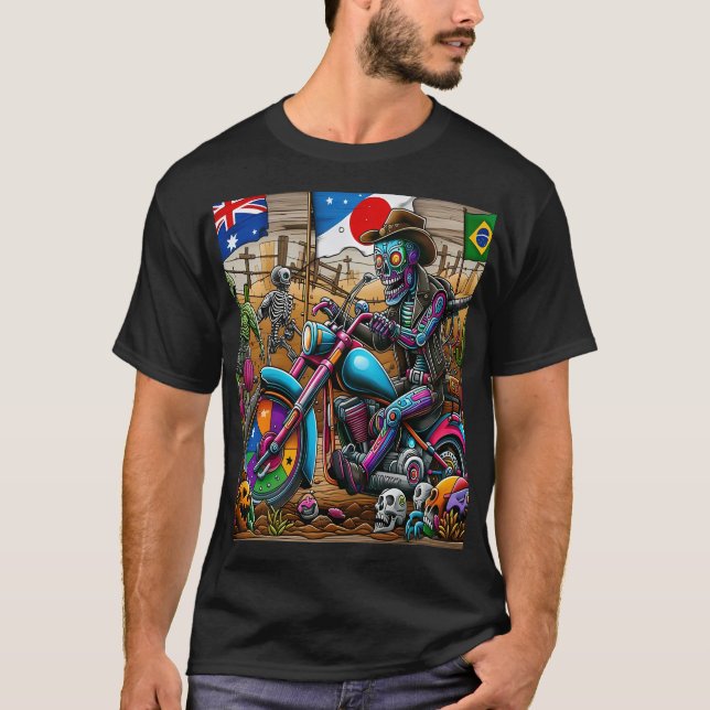 Camiseta Psychedelic Adventure in the Post-Apocalyptic (Anverso)