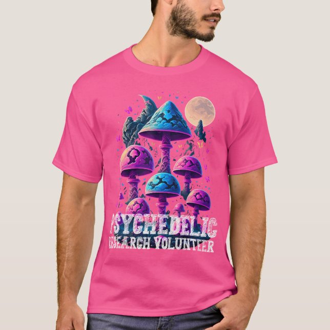 Camiseta Psychedelic Mushroom Research Volunteer Funny Magi (Anverso)